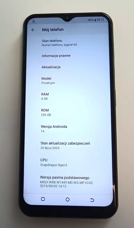 SMARTFON POVA 6 OPIS!