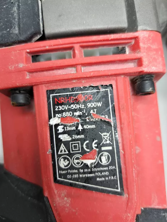 MŁOTOWIERTARKA NUTOOL RED NRHD900R