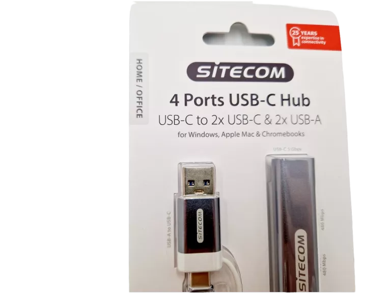 4 PORTY USB-C HUB SITECOM
