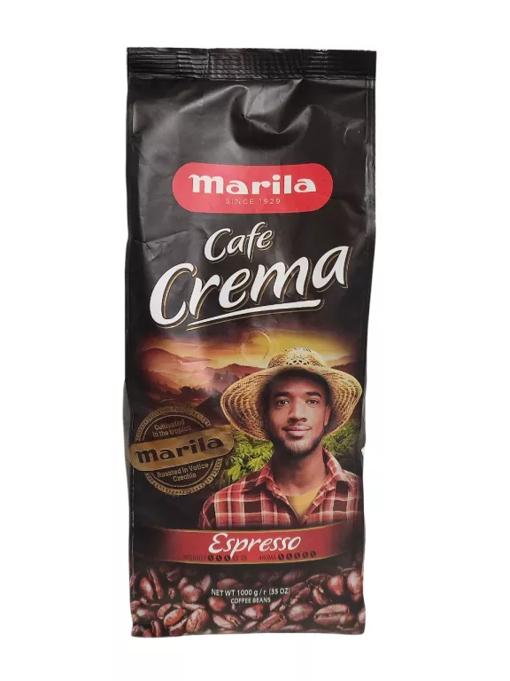 KAWA ZIARNISTA MARILA CAFE CREMA ESPRESSO 1000 G CZESKA PALARNIA KAWY