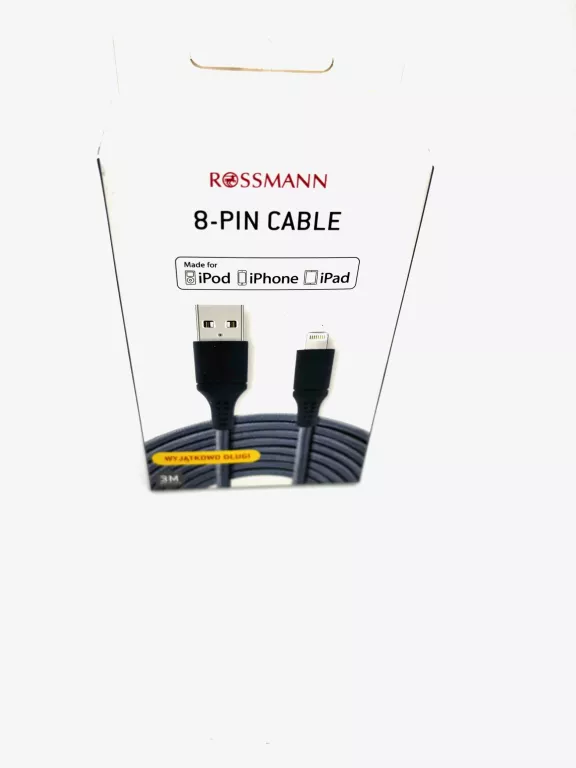 ISTARWORLD / KABEL 8-PINOWY / DŁUGOŚĆ 3M / IPHONE