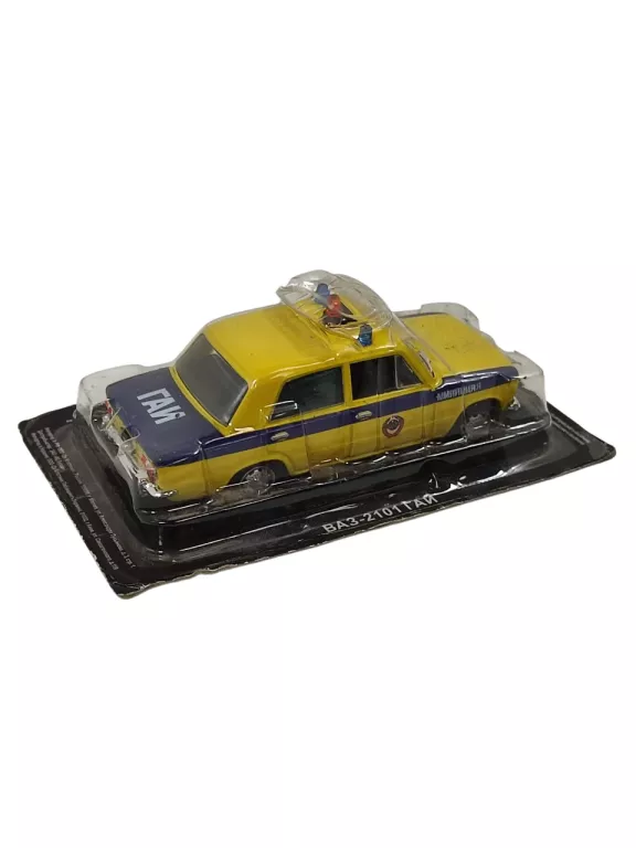 KULTOWE AUTA PRL MODEL 1:43 ŁADA 1200 (WAZ-2101) MILICJA