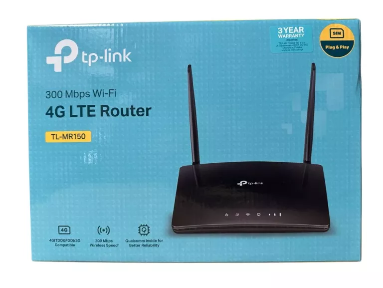 ROUTER NA KARTĘ 4G LTE TP-LINK TL-MR150 WIFI 3XLAN