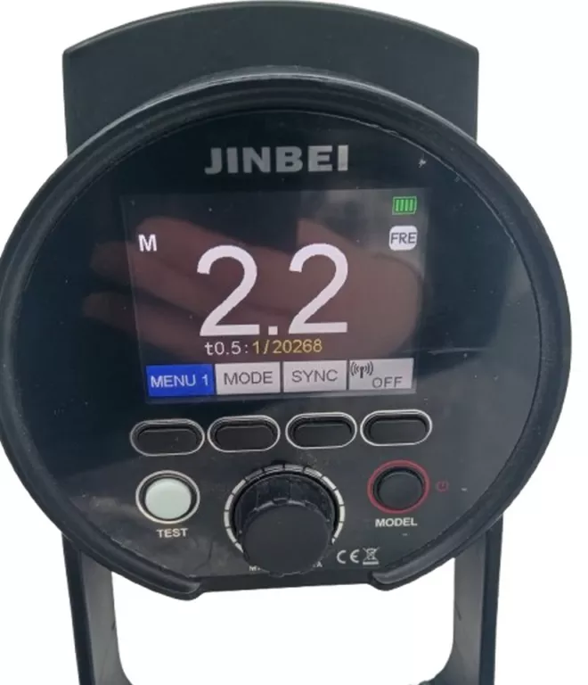 LAMPA PLENEROWA JINBEI HD 610 PRO Z CZASZĄ MH 14CM