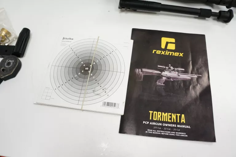 WIATRÓWKA PCP REXIMEX TORMENTA 4,5 MM Z LUNETĄ I POMPKĄ *ZESTAW*
