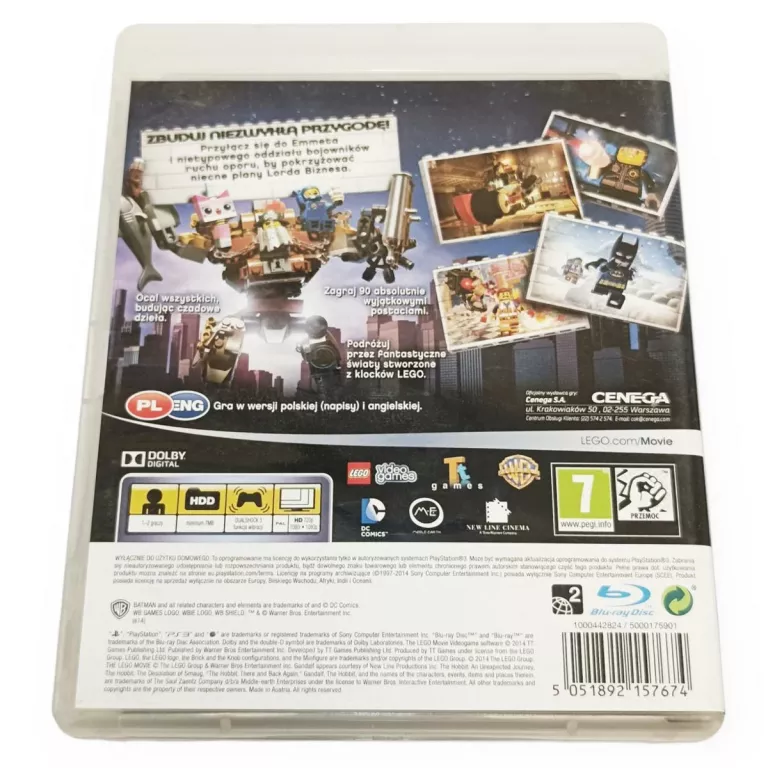 GRA LEGO PRZYGODA PL (PS3)