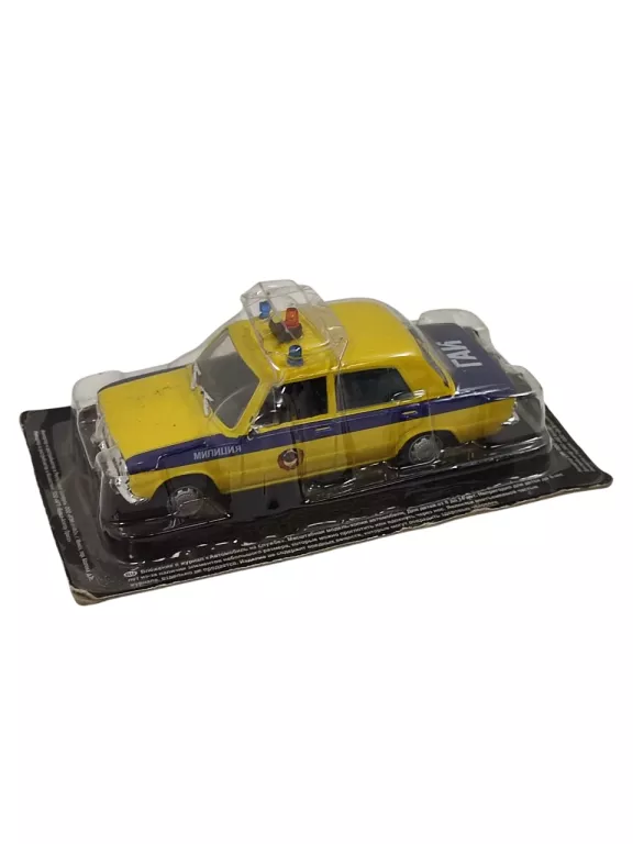KULTOWE AUTA PRL MODEL 1:43 ŁADA 1200 (WAZ-2101) MILICJA