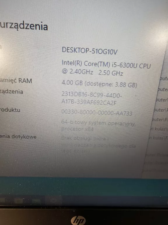 HP PROBOOK 640 G2 I5-6300U OPIS