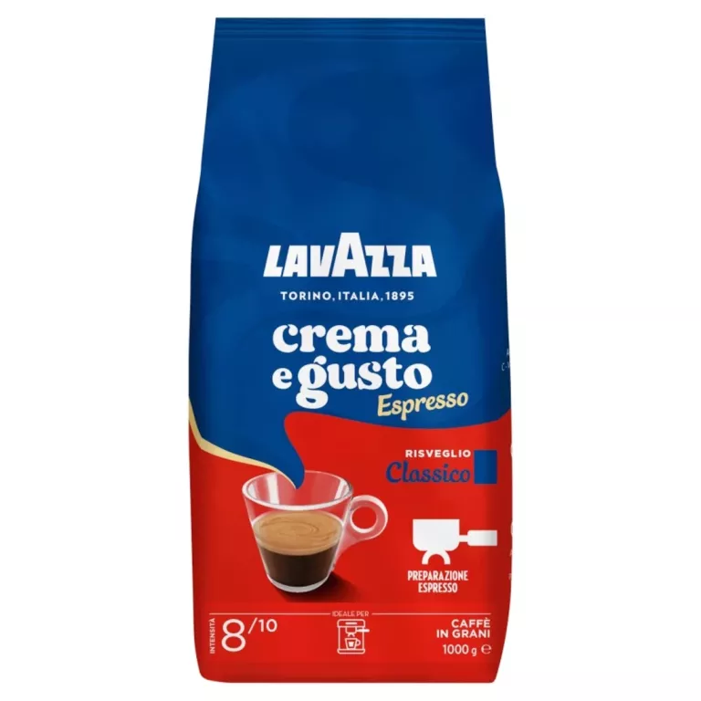 ORYGINALNA KAWA ZIARNISTA LAVAZZA ESPRESSO CREMA E GUSTO 1KG