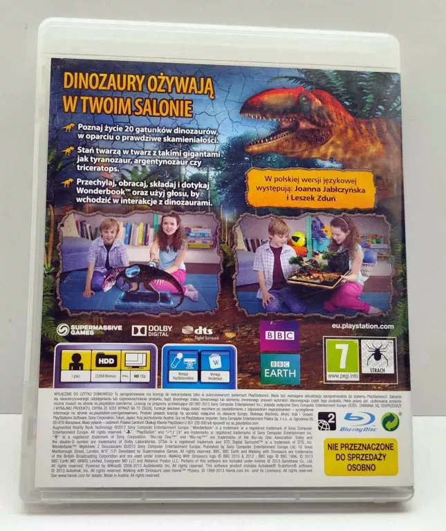 GRA PS3 WĘDRÓWKI Z DINOZAURAMI