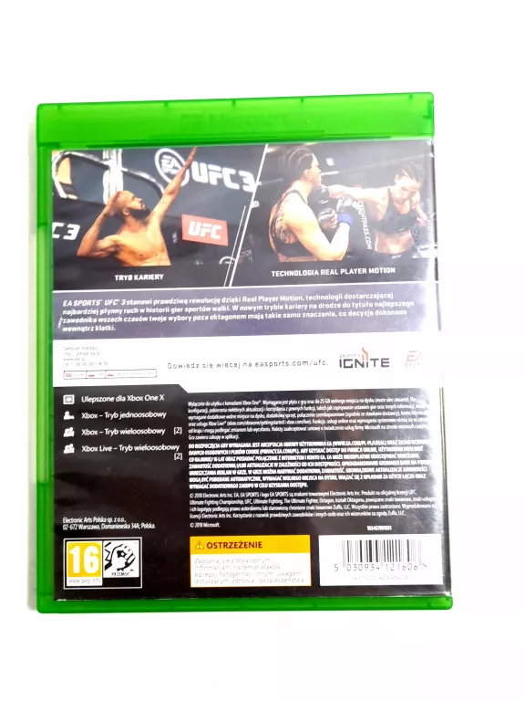 GRA UFC 3 XBOX ONE