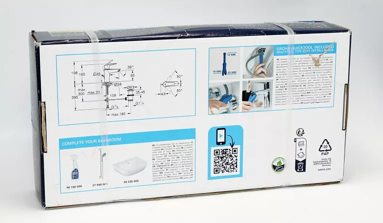 BATERIA UMYWALKOWA GROHE QUICKFIX 23551002 S-SIZE