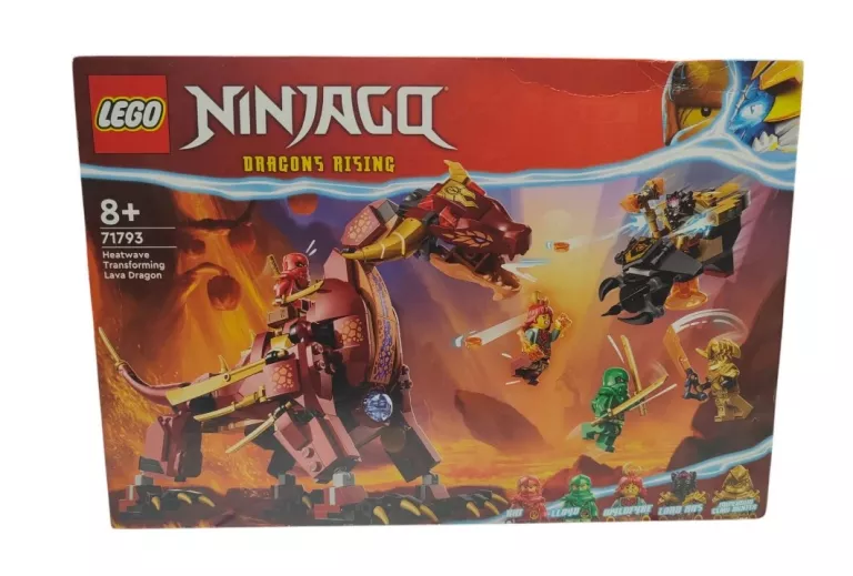 LEGO 71793 NINJAGO LAWOWY SMOK ZMIENIAJĄCY SIĘ W FALĘ OGNIA