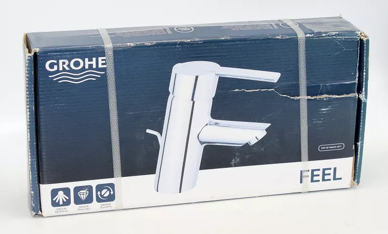 BATERIA JEDNOUCHWYTOWA UMYWALKOWA GROHE FEEL S CHROM KOREK 32557
