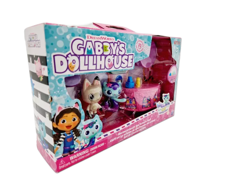 DREAM WORKS GABBY'S DOLLHOUSE CAT ADVENTURES ZESTAW SPA W DOMKU GABBY