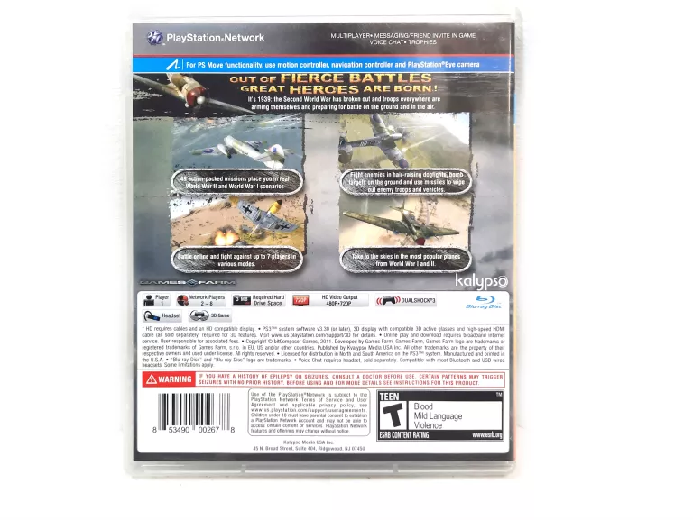 GRA PS3 AIR CONFLICTS SECRET WARS