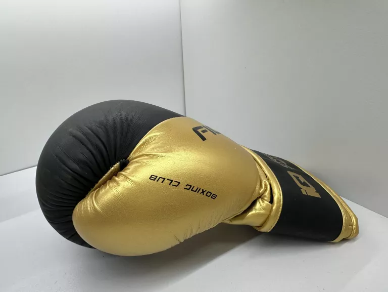 RĘKAWICE BOKSERSKIE IQ BOXEO CZARNO-ZŁOTE 13-0Z