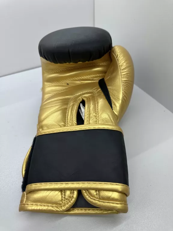 RĘKAWICE BOKSERSKIE IQ BOXEO CZARNO-ZŁOTE 13-0Z