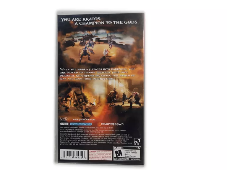 GRA PSP GOD OF WAR CHAINS OF OLYMPUS