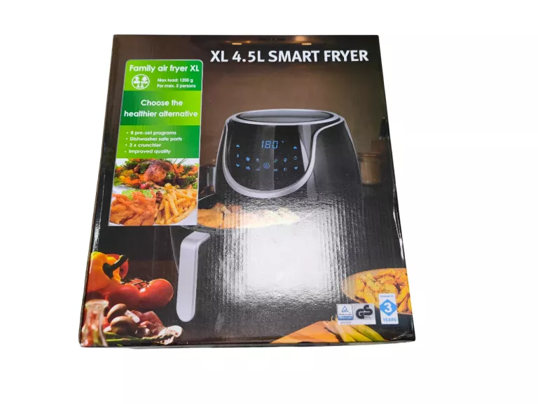 FRYTKOWNICA BEZTŁUSZCZOWA XL 4,5L SMART FRYER
