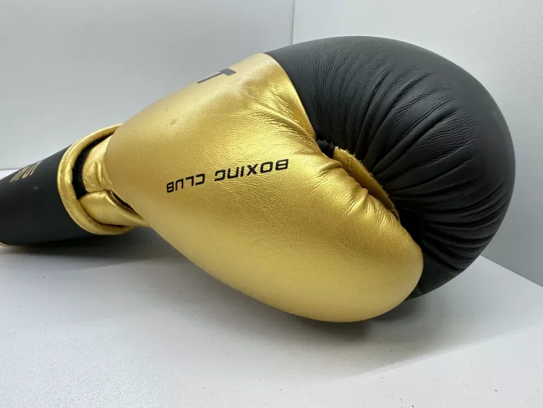 RĘKAWICE BOKSERSKIE IQ BOXEO CZARNO-ZŁOTE 13-0Z