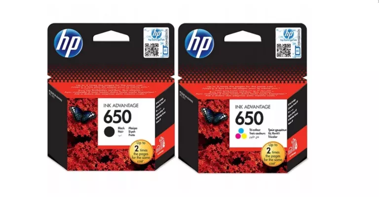 ZESTAW TUSZ HP 650 CZARNY CZ101AE + KOLOR CZ102AE DESKJET INK ADVANTAGE