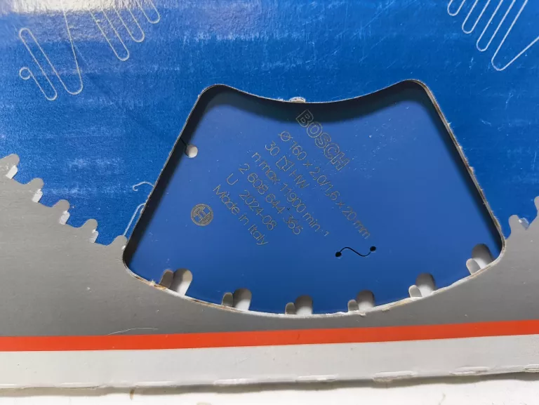 TARCZA DO CIĘCIA PŁYT BOSCH 160 2,0/1,6 X 20MM 2 608 644 365