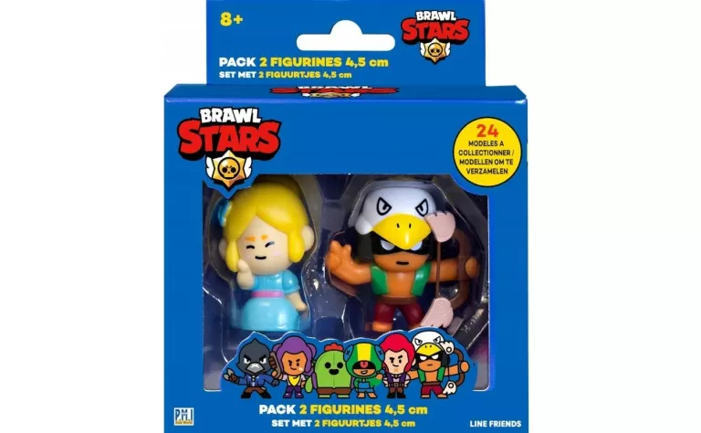 BRAWL STARS ZESTAW 2 FIGUREK PIPER I BO 70027