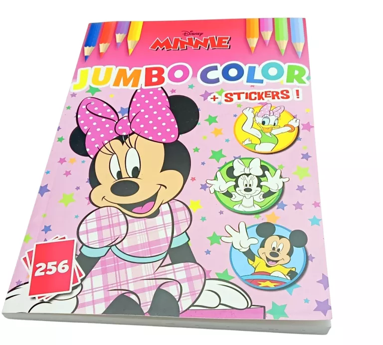 KOLOROWANKA XXL DISNEY MYSZKA MINNIE Z NAKLEJKAMI