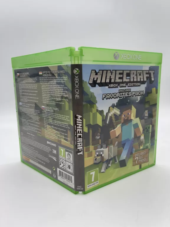 GRA XBOX ONE MINECRAFT INCLUDES FAVORITES PACK