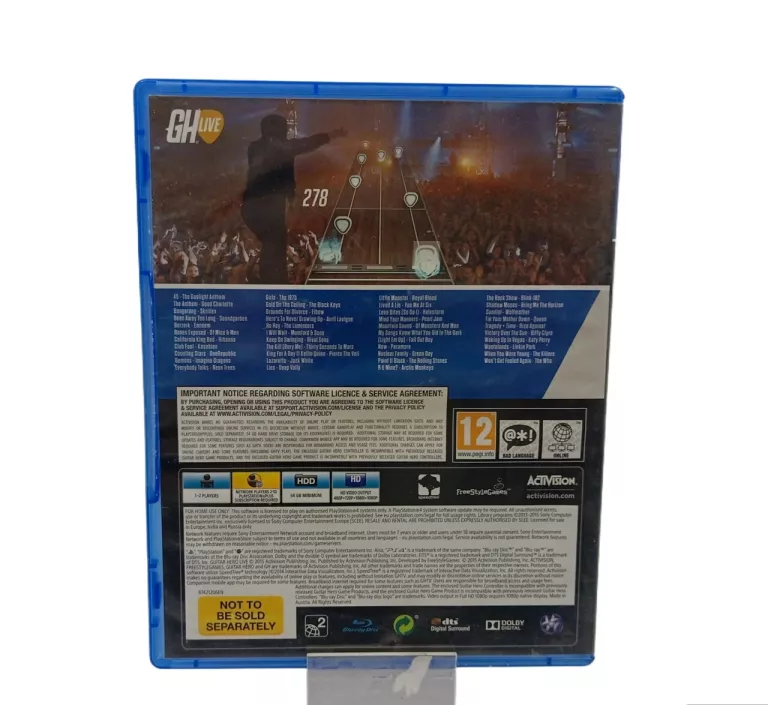 GUITAR HERO - GRY NA PS4