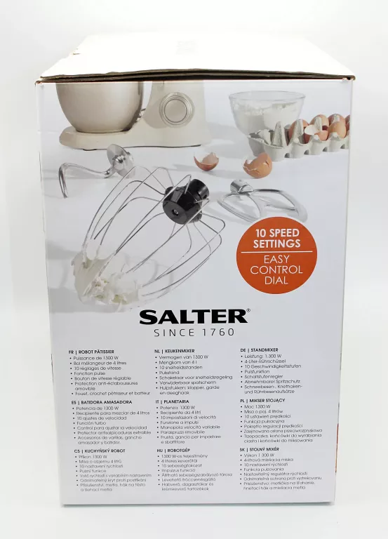 MIKSER STOJĄCY ROBOT KUCHENNY SALTER EK5511SBOVDE 1300W