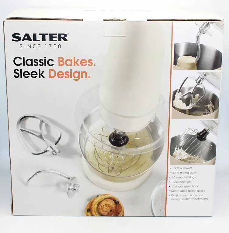 MIKSER STOJĄCY ROBOT KUCHENNY SALTER EK5511SBOVDE 1300W