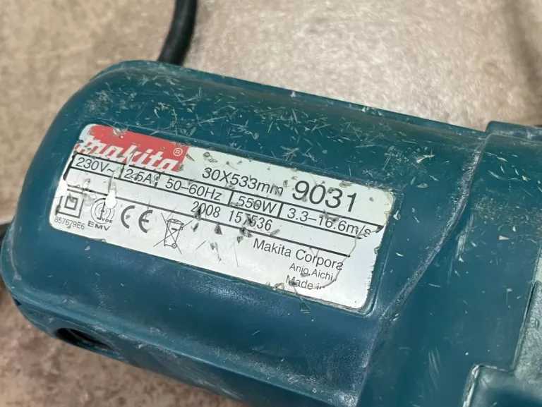 MAKITA 9031 PILNIK ELEKTRYCZNY TAŚMOWY