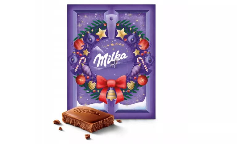 BOŻE NARODZENIE KALENDARZ ADWENTOWY MILKA CZEKOLADKI 90G
