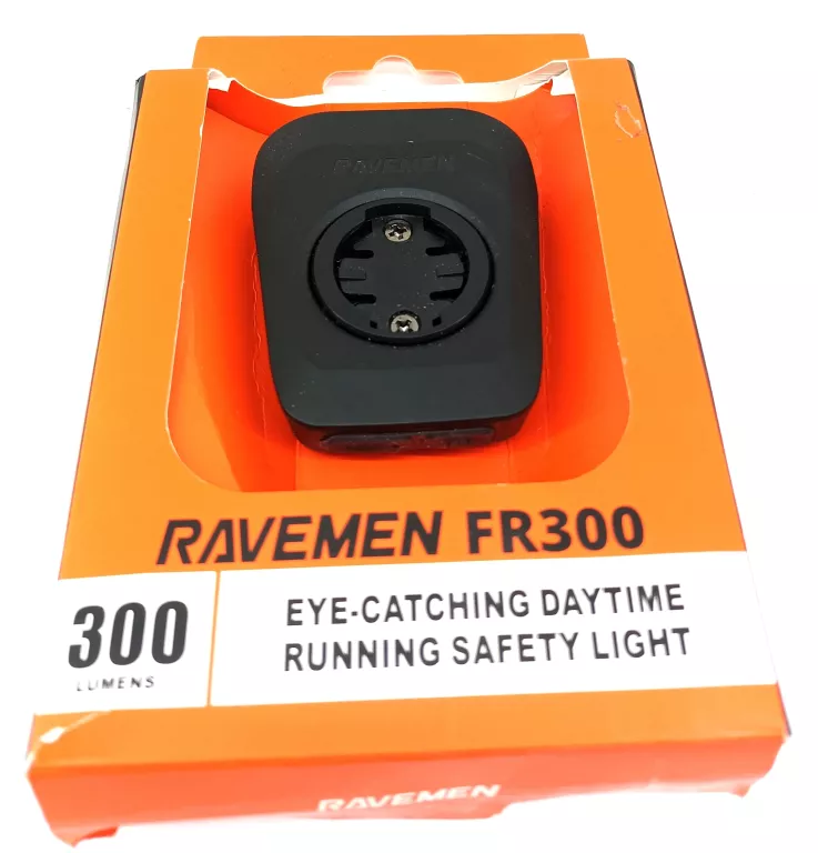 LAMPKA ROWEROWA PRZEDNIA RAVEMEN FR300, 300 LUMENÓW NA PRZÓD!!