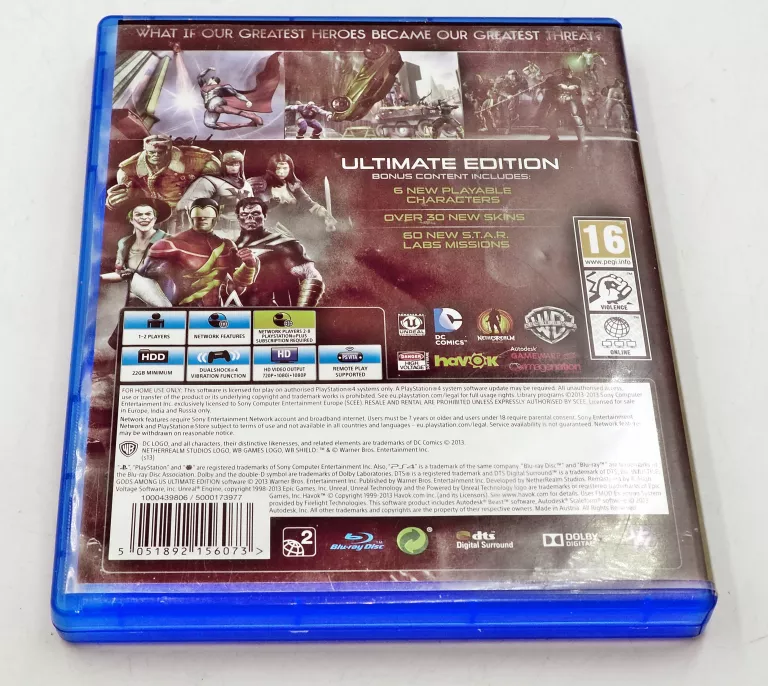 GRA PS4 INJUSTICE GODS AMONG US ULTIMATE EDITION