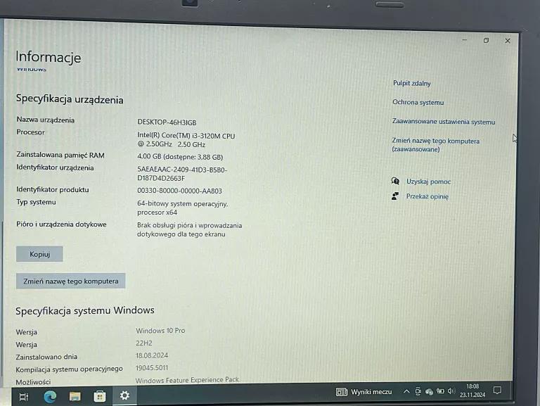 LAPTOP DELL VOSTRO - 3560