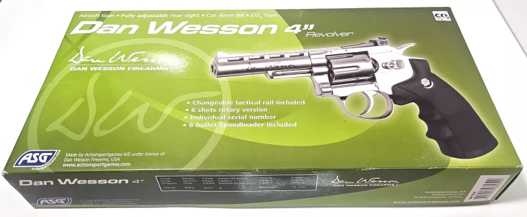 REWOLWER DAN WESSON 4"ASG KOMPLET