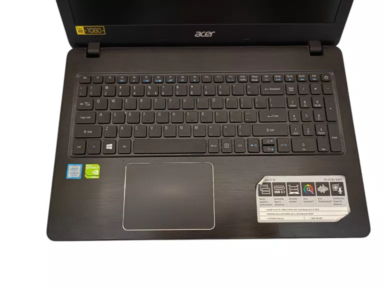 LAPTOP ACER ASPIRE F5-573G-52M7 I5-7200U NVIDIA GEFORCE 940MX 4/1000 GB