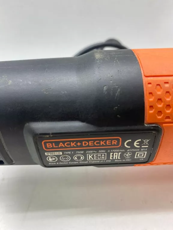 SZLIFIERKA BLACK+DECKER KFBEG125