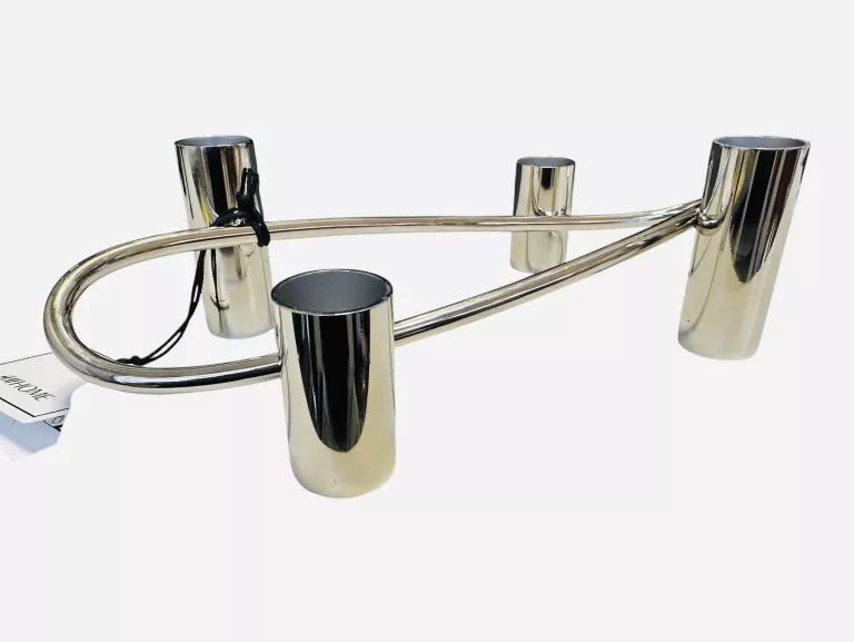 PIĘKNY METALOWY ŚWIECZNIK NA 4 ŚWIECZKI H&M HOME