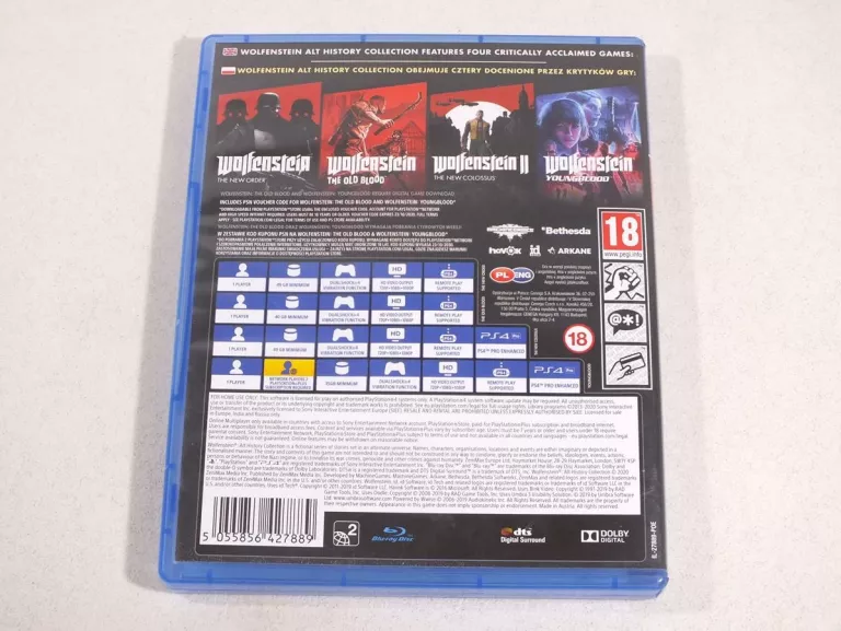 WOLFENSTEIN ALT HISTORY COLLECTION PS4