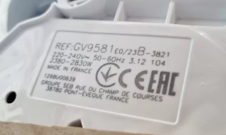 GENERATOR PARY TEFAL GV9581