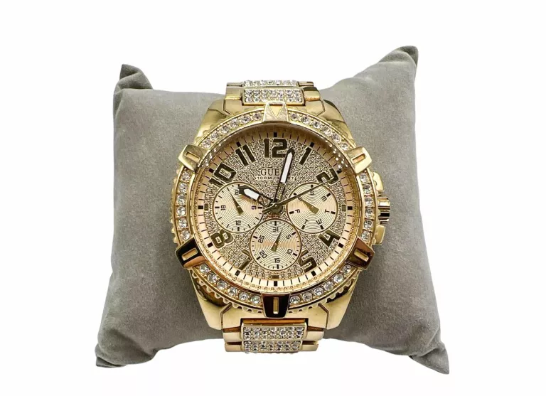 MĘSKI ZEGAREK GUESS W0799G2 FRONTIER Z CYRKONIAMI