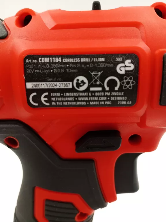 WIERTARKA FERM CORDLESS DRILL 20 V