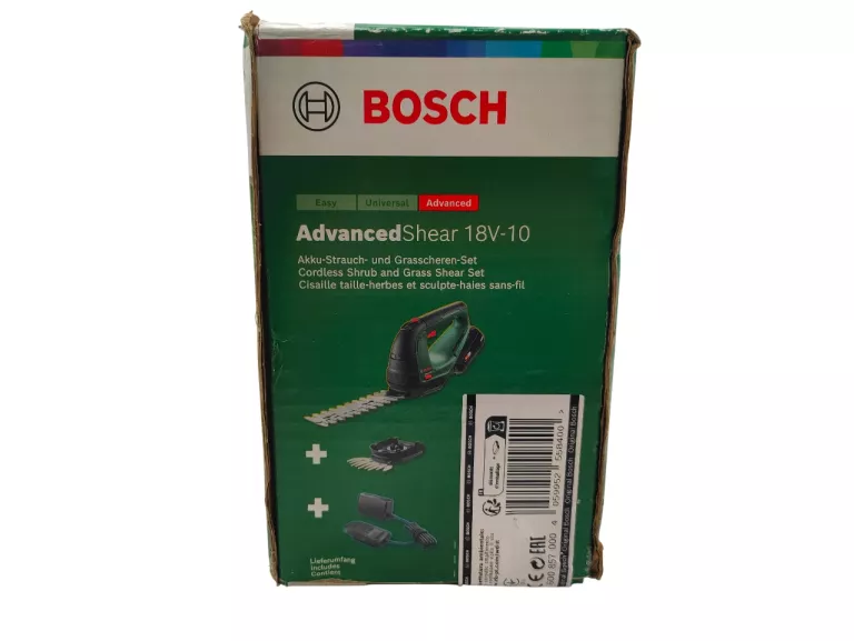 NOŻYCE DO TRAW I KRZEWÓW BOSCH ADVANCEDSHEAR 18V-10