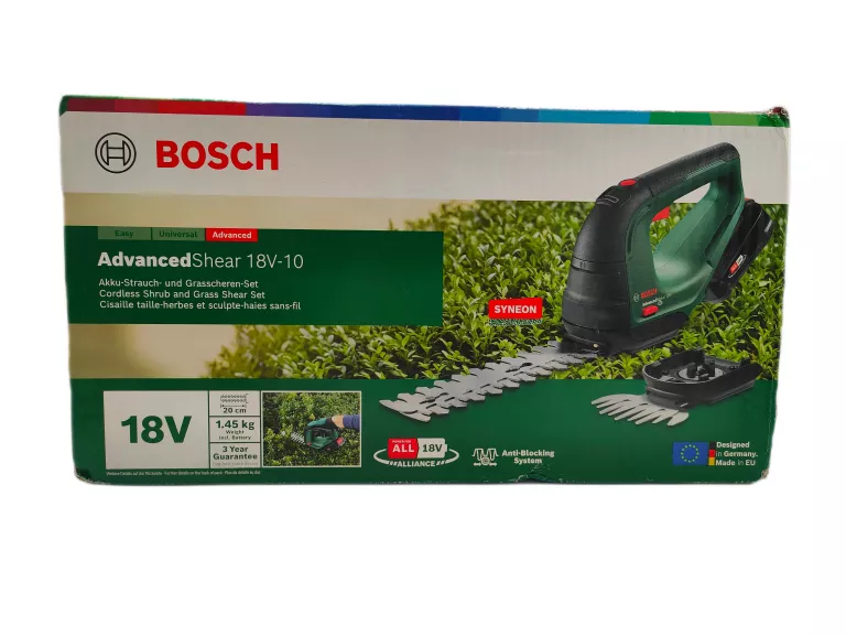 NOŻYCE DO TRAW I KRZEWÓW BOSCH ADVANCEDSHEAR 18V-10