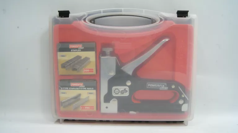 RĘCZNY ZSZYWACZ POWERFIX PROFI Z16531 Z WALIZKĄ +ZSZYWKI