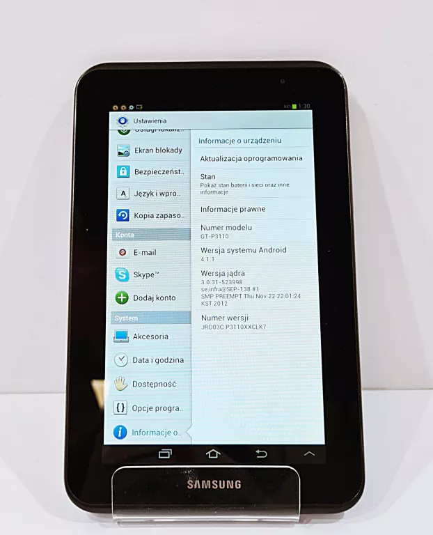 TABLET SAMSUNG GT-P3110
